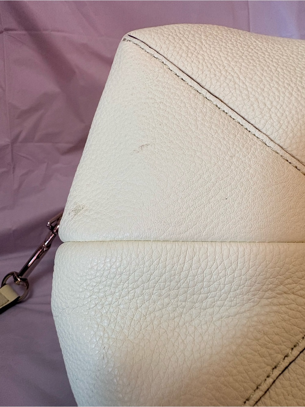 Rebecca Minkoff Leather Fringe Moto Satchel in Honey Dew - Picture 8 of 10